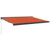 Retractable Awning Orange & Brown 4x3 m - Durable & Stylish