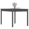 Garden Table Grey 121x82.5 cm - Solid Wood Pine | Hipomarket