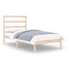 Solid Wood Bed Frame 90x190 cm Single | Modern & Sturdy Design