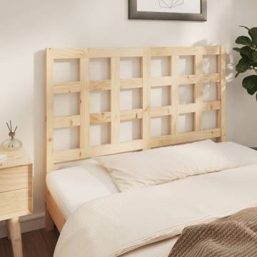 Stylish Solid Wood Pine Bed Headboard - 140.5x4x100 cm