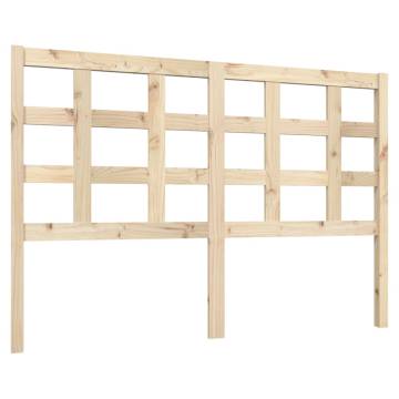 Stylish Solid Wood Pine Bed Headboard - 140.5x4x100 cm