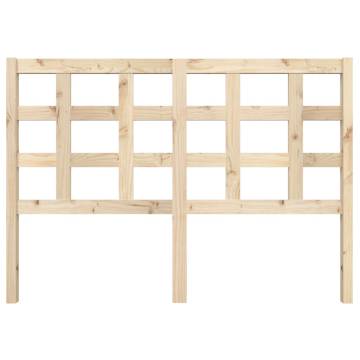 Stylish Solid Wood Pine Bed Headboard - 140.5x4x100 cm