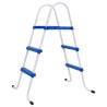 Pool Ladder Blue and White 84 cm Steel - Safe & Durable