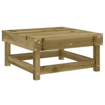 Garden Footstool Impregnated Wood Pine - Stylish & Durable