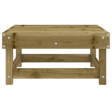 Garden Footstool Impregnated Wood Pine - Stylish & Durable