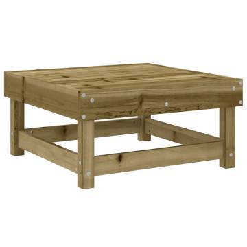 Garden Footstool Impregnated Wood Pine - Stylish & Durable