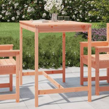 Garden Table 121x82.5x110 cm - Solid Wood Douglas | HipoMarket