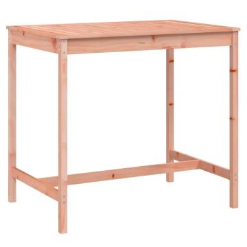 Garden Table 121x82.5x110 cm - Solid Wood Douglas | HipoMarket