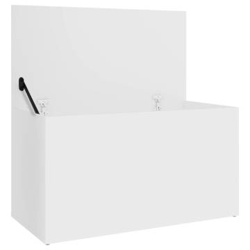 Stylish White Storage Chest - 84x42x46 cm | HipoMarket