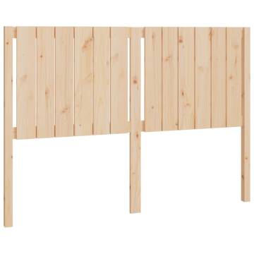 Stylish Solid Wood Pine Bed Headboard - 140.5x4x100 cm