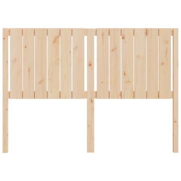 Stylish Solid Wood Pine Bed Headboard - 140.5x4x100 cm