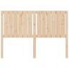 Stylish Solid Wood Pine Bed Headboard - 140.5x4x100 cm