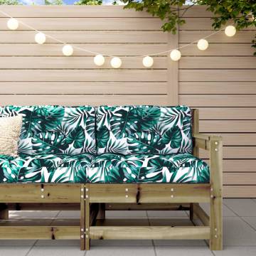 Garden Corner Sofa - Impregnated Pine Wood for Your Outdoor Space