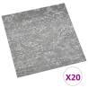 Self-Adhesive Flooring Planks - Concrete Grey 20 pcs | HipoMarket