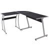 Corner Desk L-Shaped Black Colour black 