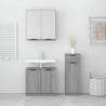 3 Piece Grey Sonoma Bathroom Cabinet Set | Stylish & Practical