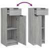 3 Piece Grey Sonoma Bathroom Cabinet Set | Stylish & Practical