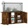 Aquarium Stand Smoked Oak - 121x41x58 cm Engineered Wood