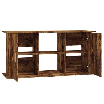 Aquarium Stand Smoked Oak - 121x41x58 cm Engineered Wood