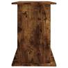 Aquarium Stand Smoked Oak - 121x41x58 cm Engineered Wood