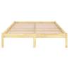 Solid Wood Bed Frame 120x190 cm Small Double - Hipomarket