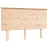 Solid Wood Double Bed Frame with Headboard - HipoMarket
