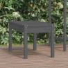 Garden Bench Grey 80x44x45 cm - Solid Pine Wood