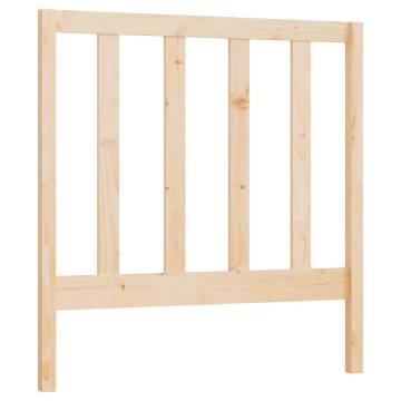 Stylish Solid Wood Pine Bed Headboard - 81x4x100 cm