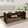 Coffee Table Smoked Oak 100x40x40 cm Engineered Wood Colour smoked oak Quantity in Package 1 