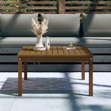 Garden Table Honey Brown - Solid Wood Pine 82.5x82.5 cm