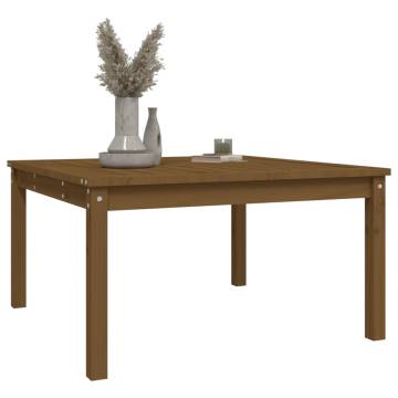 Garden Table Honey Brown - Solid Wood Pine 82.5x82.5 cm