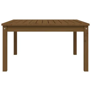 Garden Table Honey Brown - Solid Wood Pine 82.5x82.5 cm