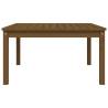 Garden Table Honey Brown - Solid Wood Pine 82.5x82.5 cm