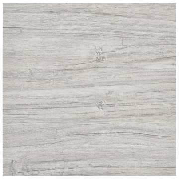 Self-Adhesive PVC Flooring Planks - Light Grey - 20 pcs