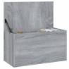 Stylish Grey Sonoma Storage Chest - Multi-Functional 84x42 cm