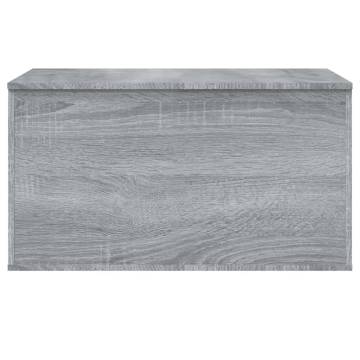 Stylish Grey Sonoma Storage Chest - Multi-Functional 84x42 cm