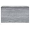 Stylish Grey Sonoma Storage Chest - Multi-Functional 84x42 cm