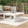 Garden Table White 121x82.5x45 cm Solid Wood Pine Colour white pine Size 121 x 82.5 x 45 cm Quantity in Package 1 