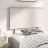 White Solid Pine Bed Headboard | Stylish & Rustic Design