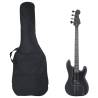 Electric Bass Guitar for Beginner with Bag Black 4/4 46" Colour black 