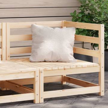 Garden Sofa Corner - Solid Pine Wood 70x70x67 cm | Hipomarket