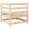 Garden Sofa Corner - Solid Pine Wood 70x70x67 cm | Hipomarket