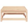 Garden Sofa Armless with Footstool - Solid Wood Pine