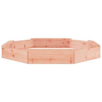 Solid Wood Octagon Sandbox with Seats for Creative Play | Hipomarket