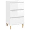 High Gloss White Bedside Cabinet - Stylish & Durable | Hipomarket