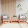 Garden Chairs 2 pcs Solid Wood Douglas Colour natural douglas Quantity in Package 1 Model armchair (2 pcs) 