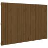 Honey Brown Wall Headboard - Solid Pine 166x3x110 cm