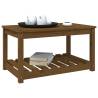 Honey Brown Garden Table - Solid Pine Wood | 82.5x50.5 cm