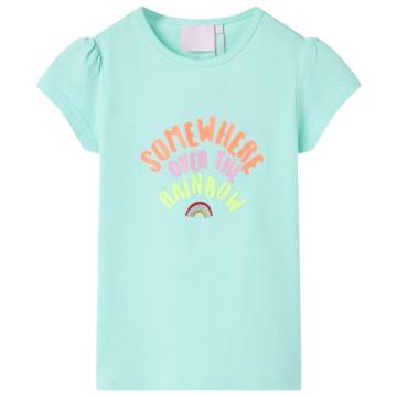 Kids' T-shirt Light Aqua 128 - Comfortable & Trendy Wear