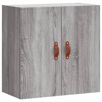 Wall Cabinet Grey Sonoma - 60x31x60 cm Engineered Wood